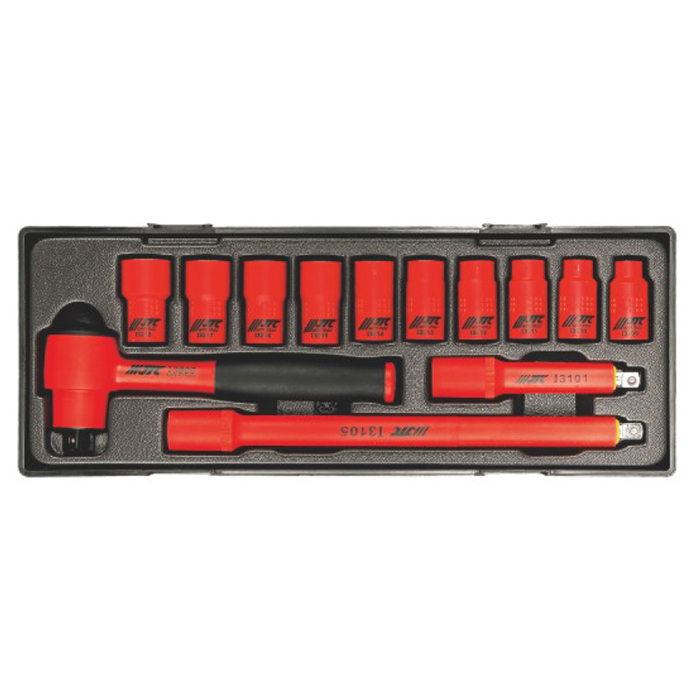 jtc-k9131-3-8-13pcs-insulated-socket-set